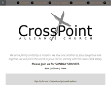 Tablet Screenshot of crosspointlew.org